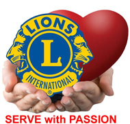 lions serve with passion logo