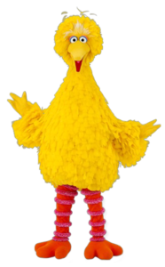 Picture of Big Bird from TV