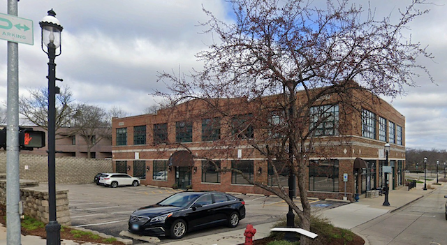picture of The H.H. Brey Ford Dealership built this building, c. early 1940’s