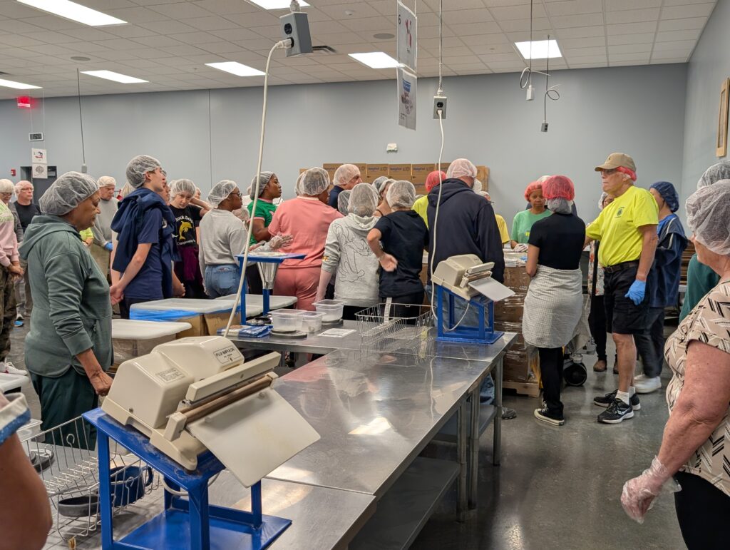 group shoot at Lions at Feed My Hungry Children