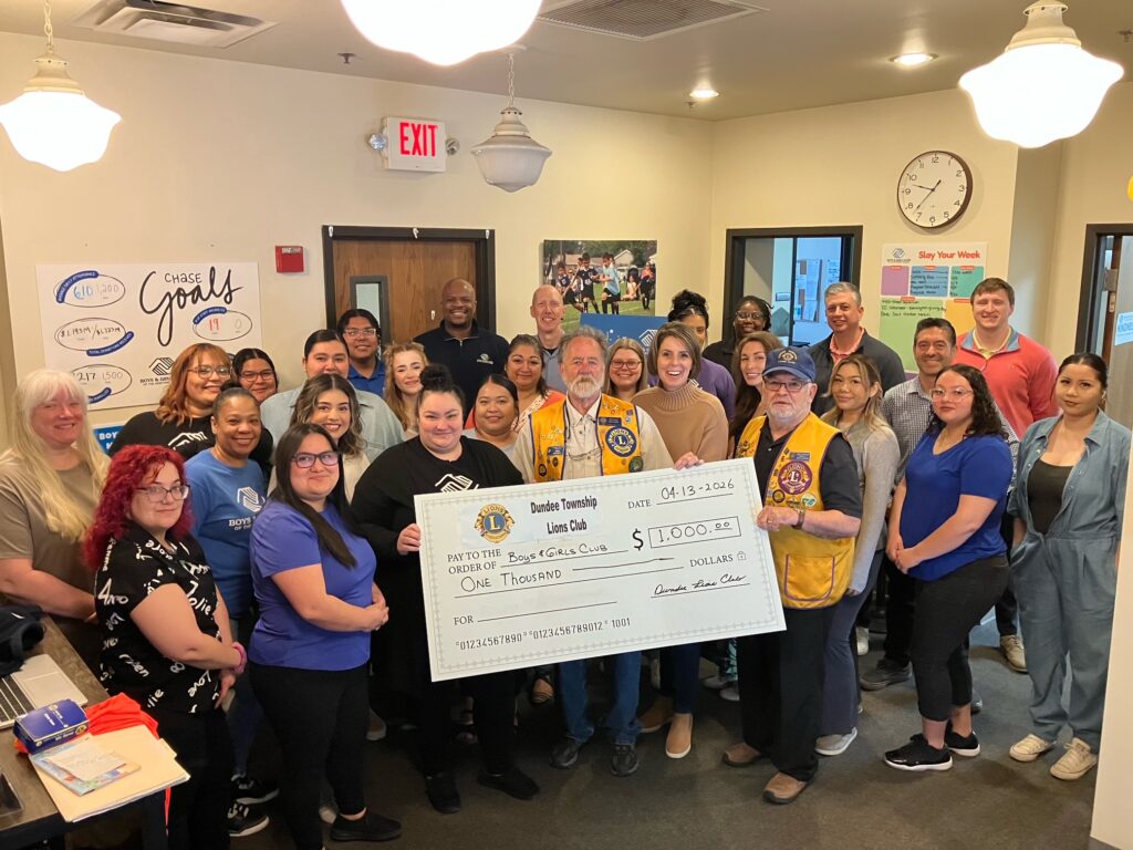 Boys & Girls Club donation